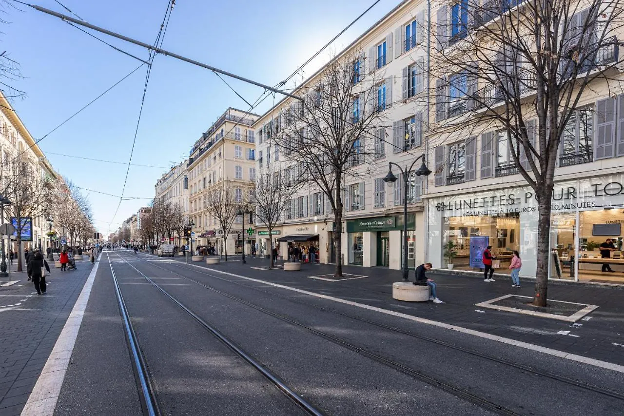 Jean Medecin Av - Large 2 Bdrs Central Ac Nice Lägenhet